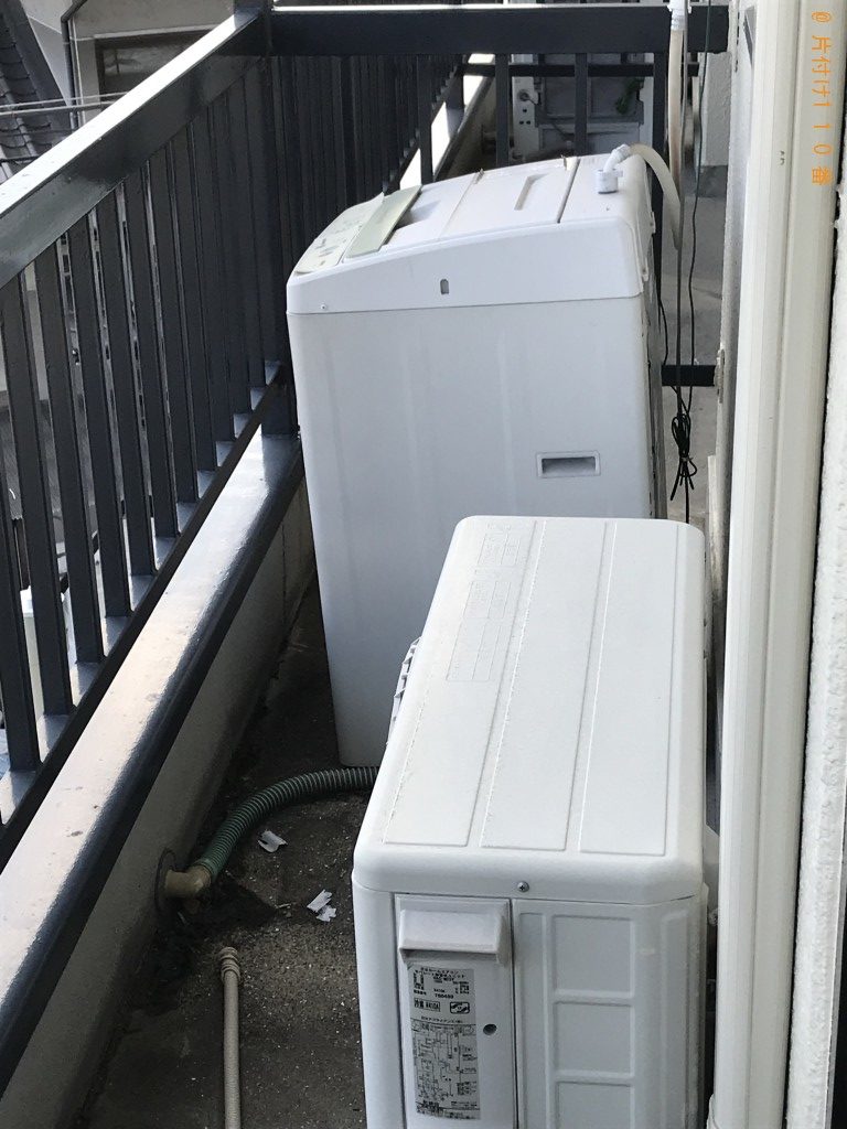 【堺市北区】冷蔵庫、洗濯機、収納棚、電子レンジ等の回収・処分