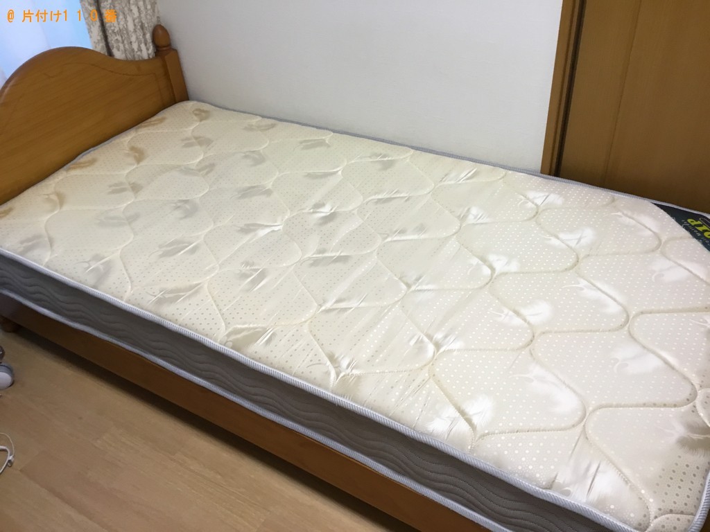 【大阪市生野区】シングルベッドの回収・処分ご依頼　お客様の声