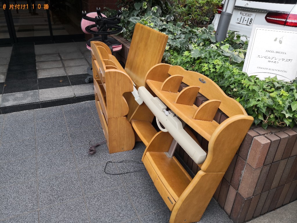 【大阪市中央区】椅子、学習机の回収・処分ご依頼　お客様の声