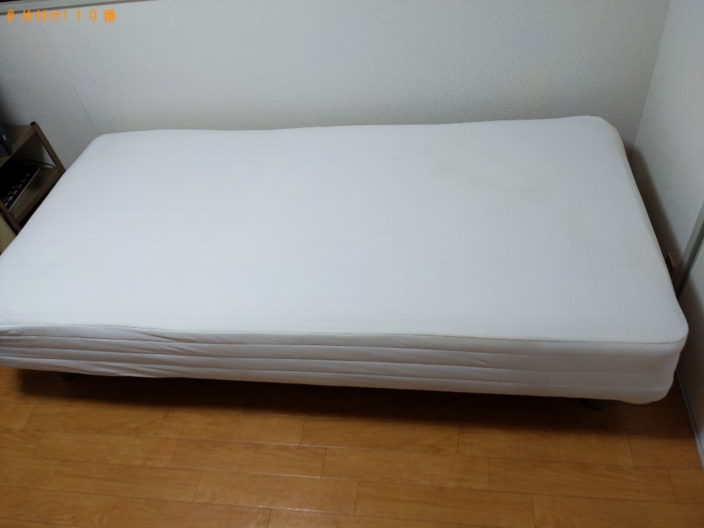 【大阪市城東区】マットレス付きシングルベッドの回収・処分ご依頼