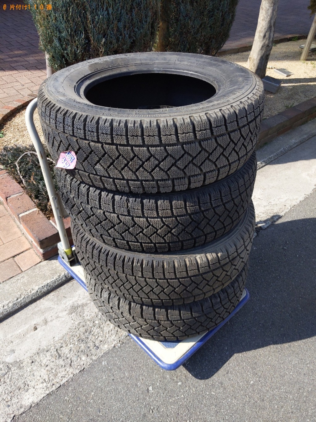 【堺市堺区】自動車タイヤの回収・処分ご依頼　お客様の声