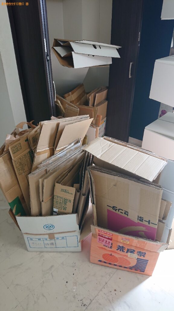【堺市西区】ダンボール、一般ごみの回収・処分ご依頼 お客様の声