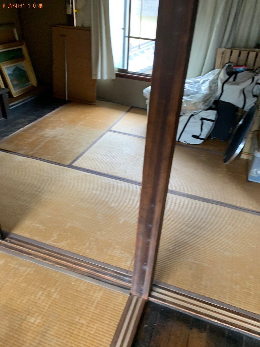 【千早赤阪村】シングルベッド、ベッドマットレス、椅子等の回収