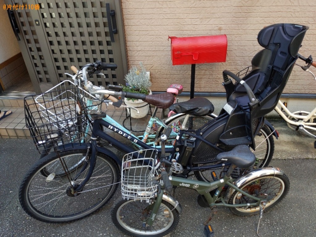 【大阪市生野区】自転車の回収・処分ご依頼　お客様の声