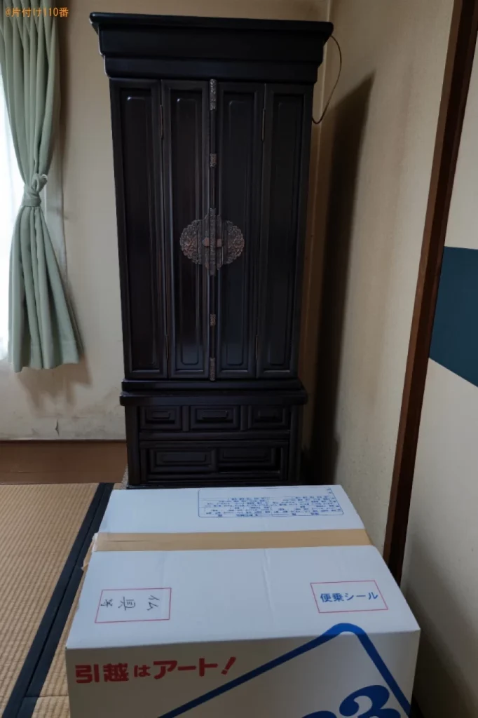 【吹田市】仏壇、遺影の回収・処分ご依頼　お客様の声