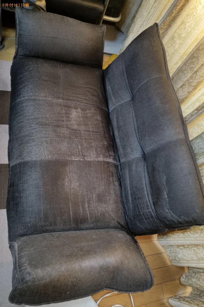 【大阪市都島区】二人掛けソファーの回収・処分ご依頼　お客様の声