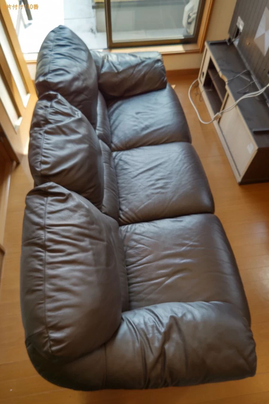 【茨木市】3人掛けソファーの回収・処分ご依頼　お客様の声