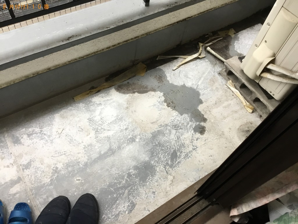 【大阪市東住吉区】ベランダの排水溝の掃除ご依頼 お客様の声