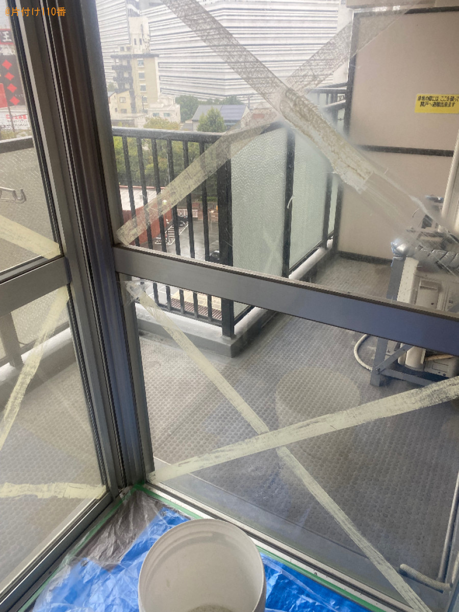【大阪市都島区】掃き出し窓のクリーニングのご依頼　お客様の声